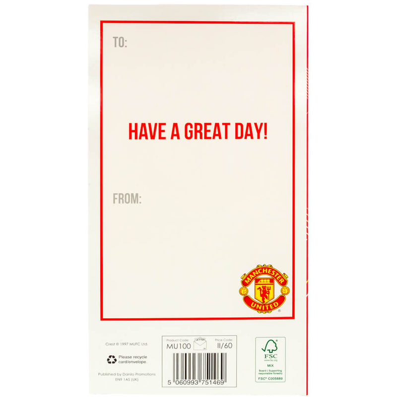 Manchester United Glory fødselsdagskort