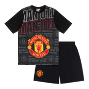 Officiel MUFC Børne Pyjamas – Kort Model