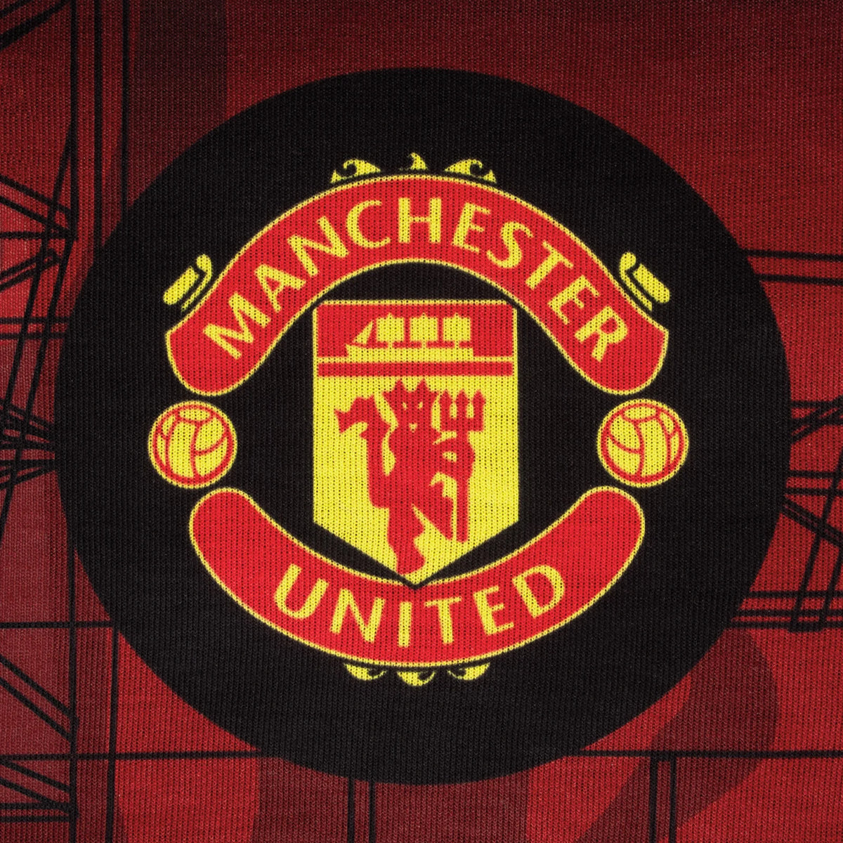 Officiel MUFC Børne Pyjamas – Kort Model