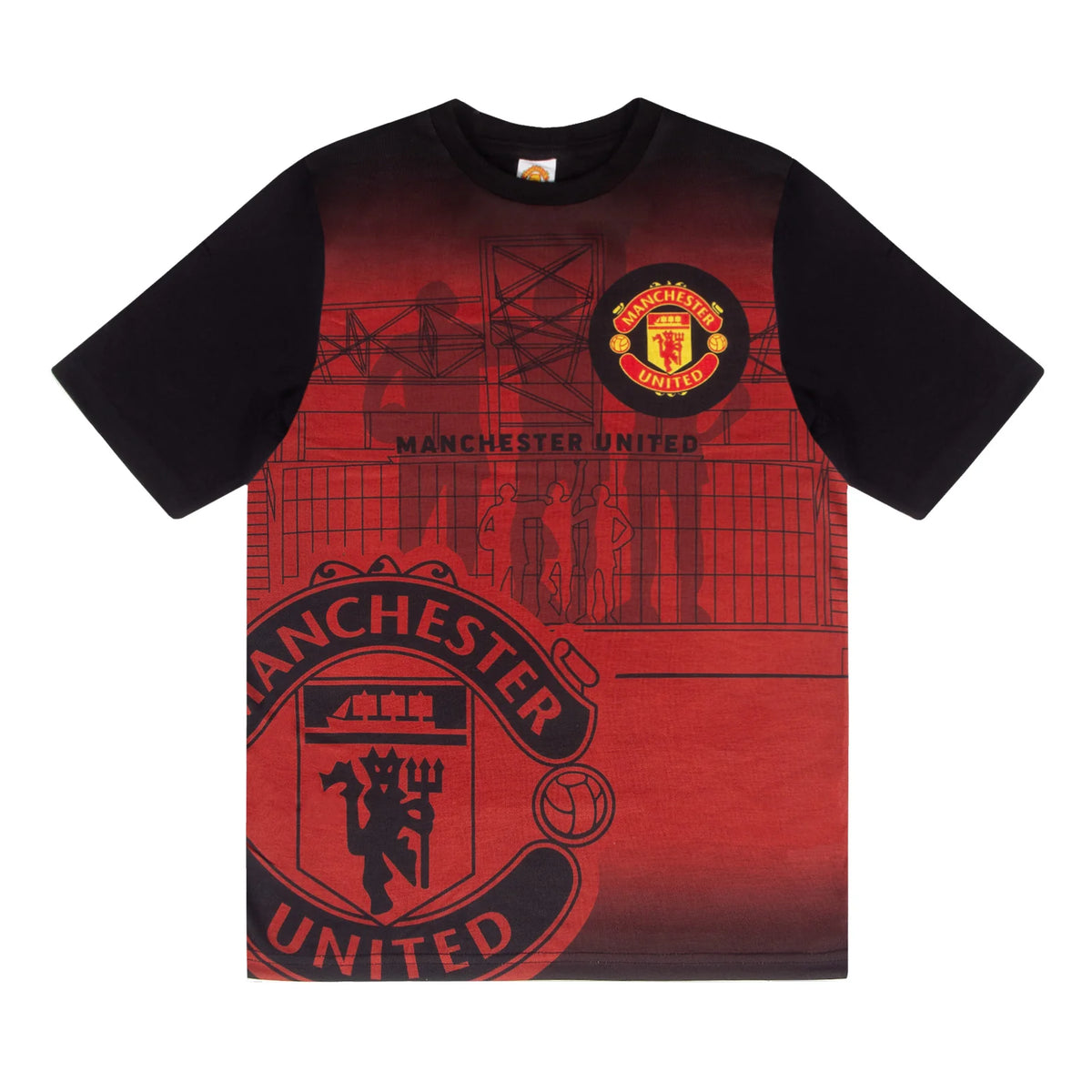 Officiel MUFC Børne Pyjamas – Kort Model