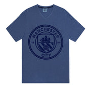 Officielle Manchester City FC pyjamas til mænd – kort sæt