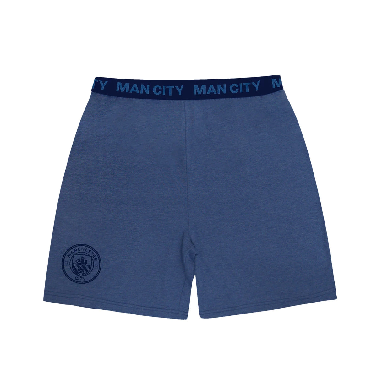 Officielle Manchester City FC pyjamas til mænd – kort sæt