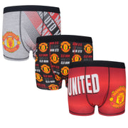 Officielle MUFC Børne Boxershorts – 3-pak