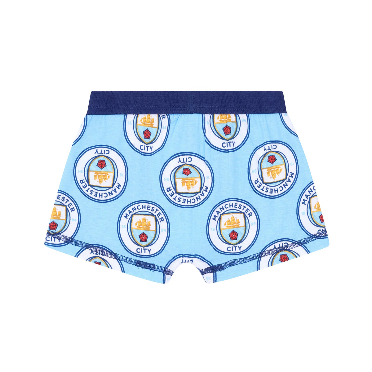 Officiel Manchester City FC boxershorts & undertrøje sæt til drenge