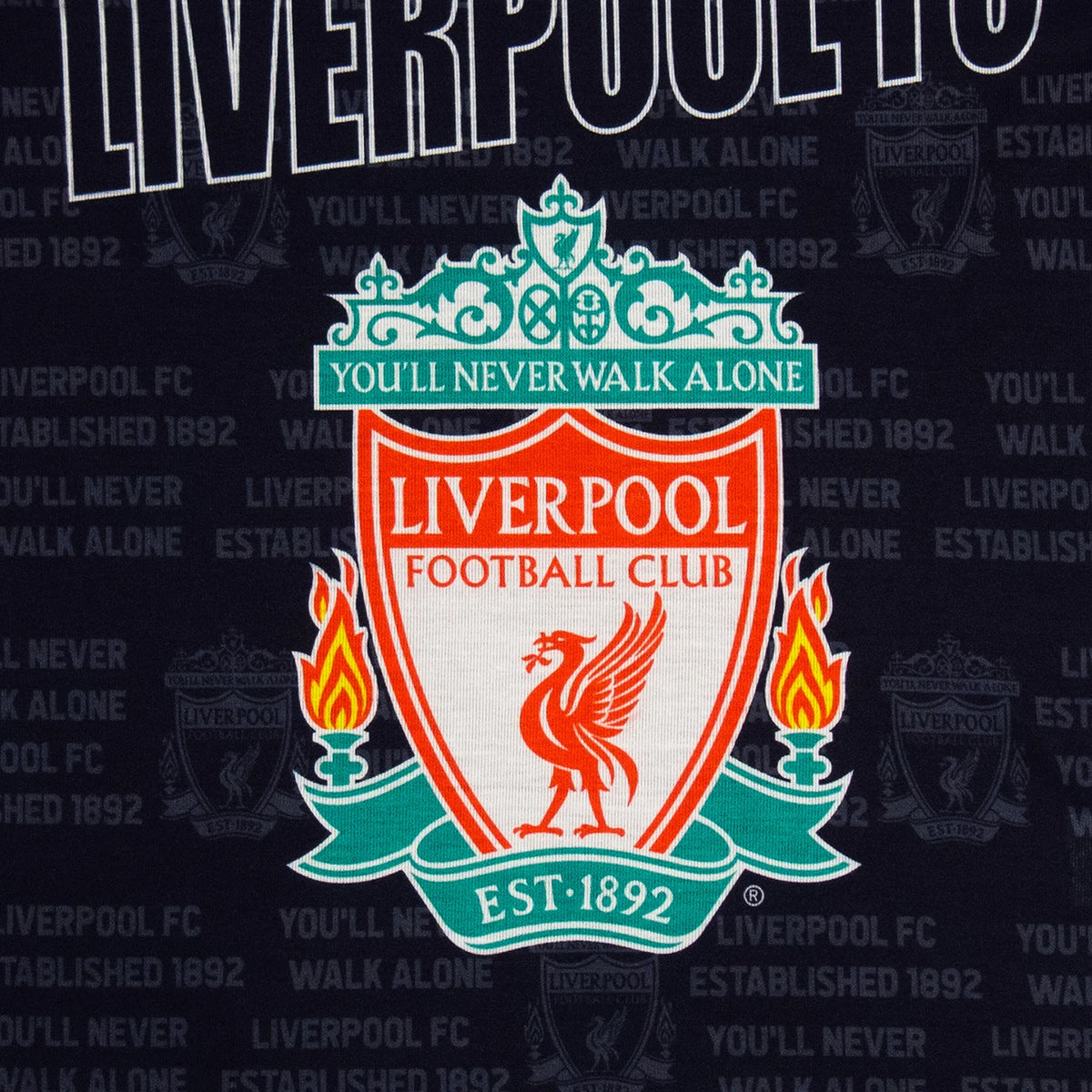 Officielt Liverpool FC nattøj til drenge – lange pyjamas