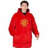 Officiel Manchester United Oversized Hoodie Blanket – Voksen