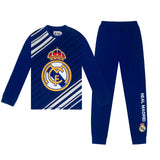 Real Madrid Drenge Langt Pyjamassæt – Reflex Blue