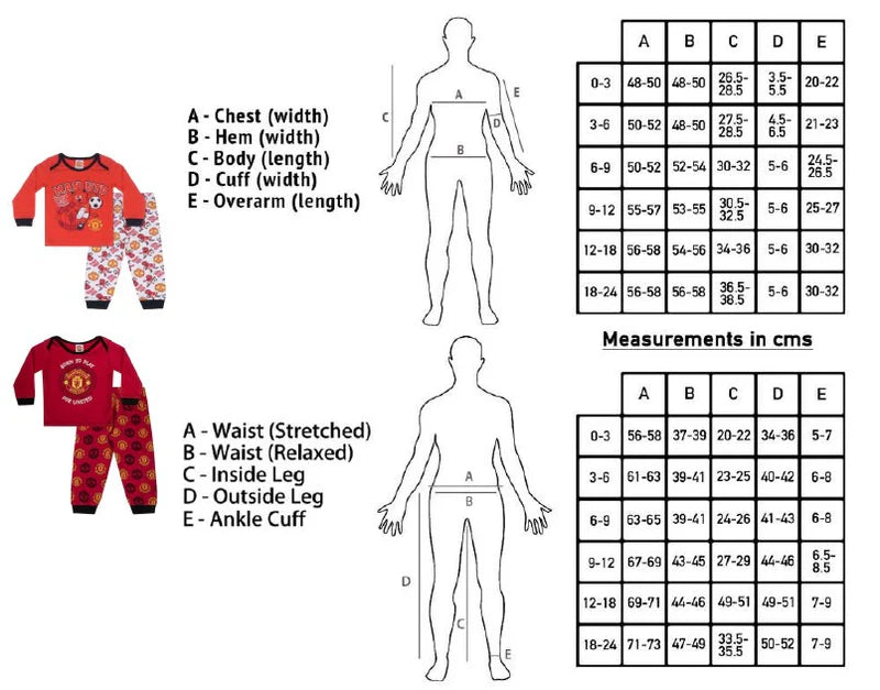 Manchester United - Baby Pyjamas