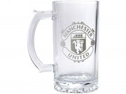 Manchester United Crest stein pint krus/glas