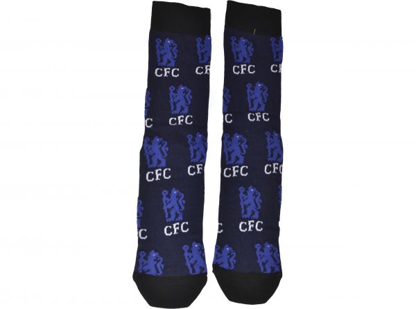 Chelsea FC strømper – voksen (UK 8–11 / EU 42–46)