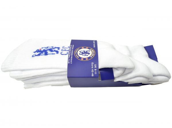 Chelsea FC Sportsstrømper – voksen (UK 8–11 / EU 42–46)