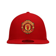 Manchester United New Era 9FIFTY Flat Peak Snapback Cap – Rød
