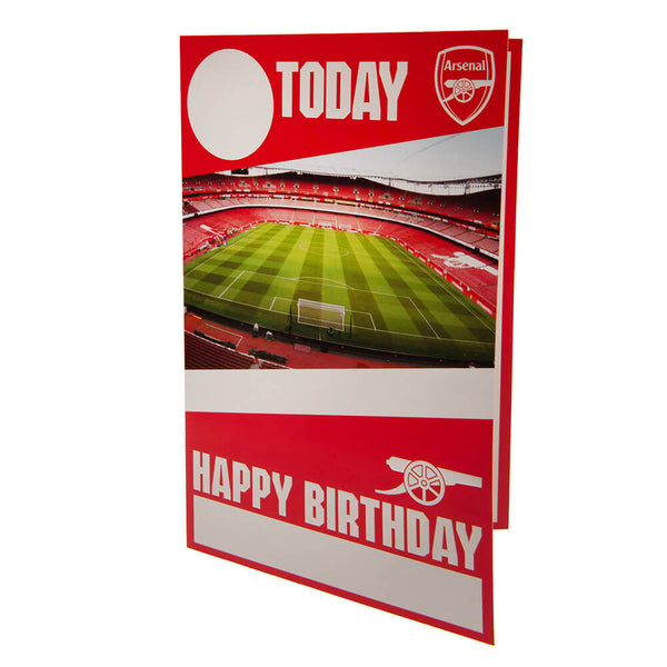 Arsenal FC Fødselsdagskort m. klistermærker