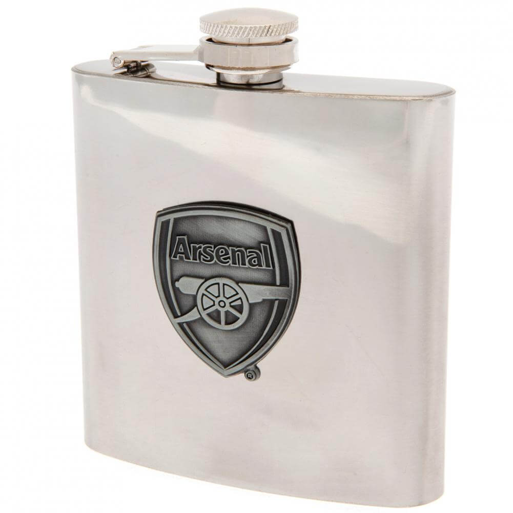 Metal lommelærke med Arsenal FC logo indgraveret.
