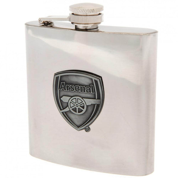 Metal lommelærke med Arsenal FC logo indgraveret.