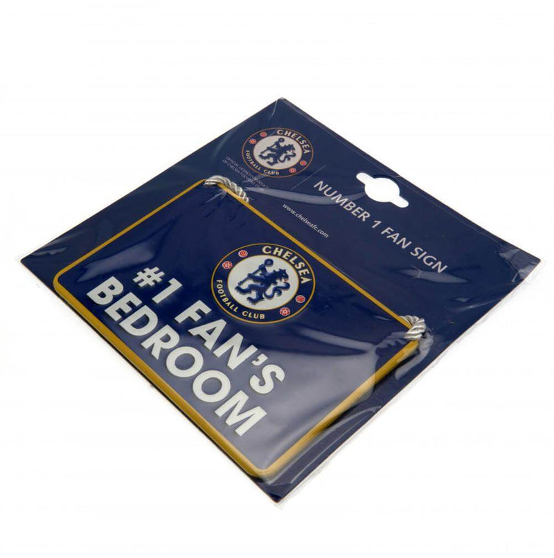 Chelsea FC #1 fan's bedroom skilt