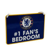 Chelsea FC #1 fan's bedroom skilt