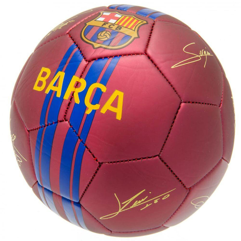 FC Barcelona fodbold m. autografer