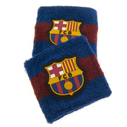 FC Barcelona svedbånd i blå og rød med klubbens logo.
