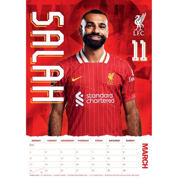 Liverpool FC 2025 kalender