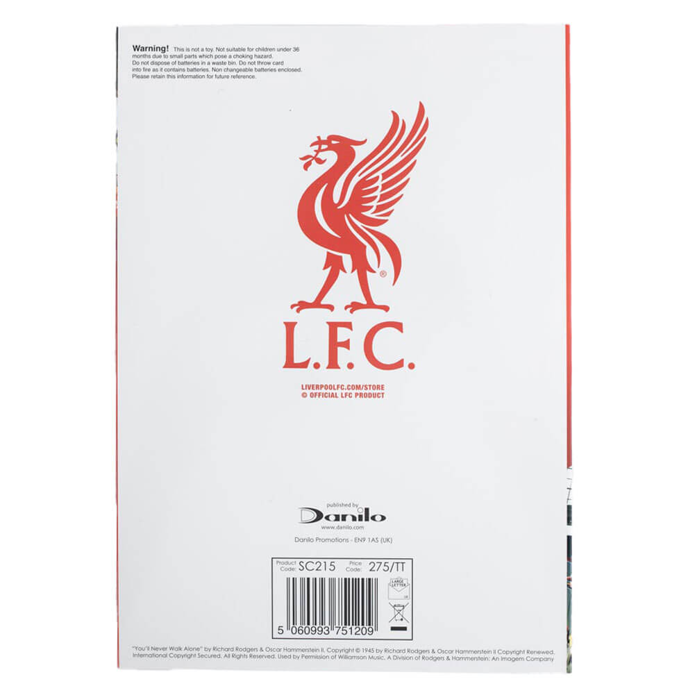 Liverpool FC Fødselsdagskort med musik
