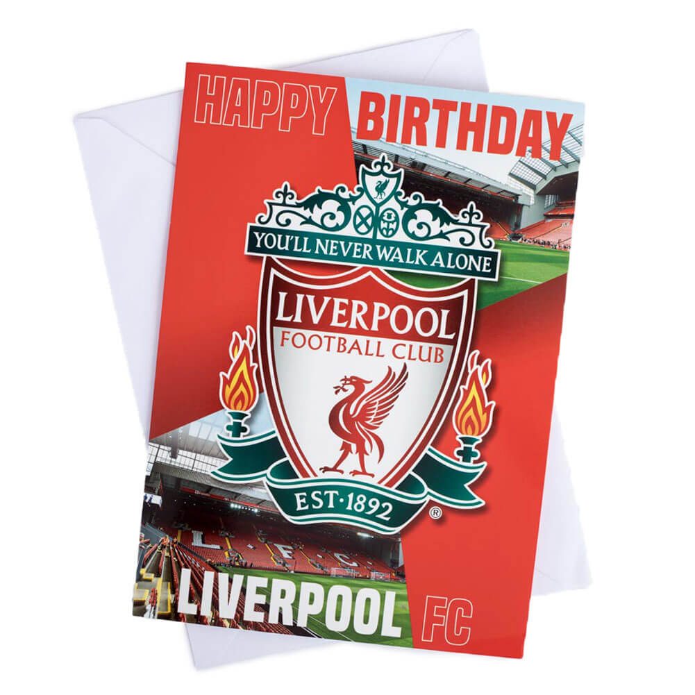 Liverpool FC Fødselsdagskort med musik