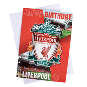 Liverpool FC Fødselsdagskort med musik