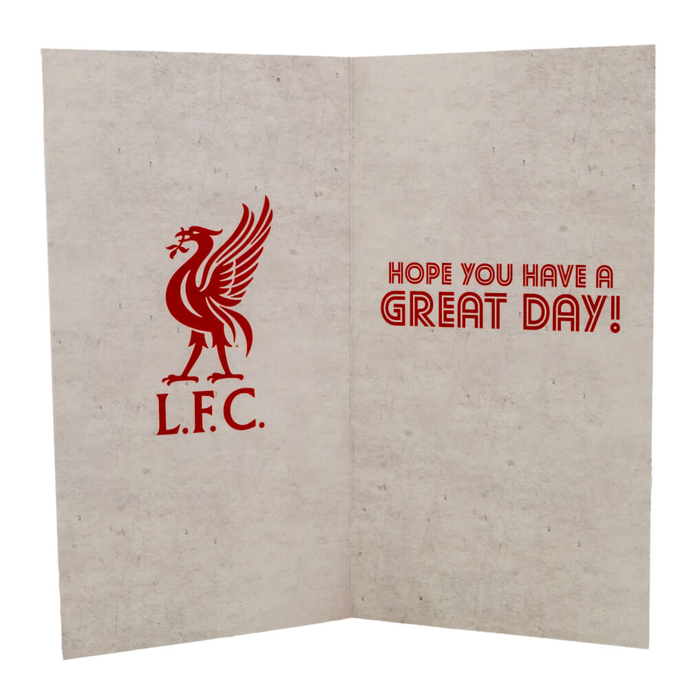 Liverpool FC Fødselsdagskort retro