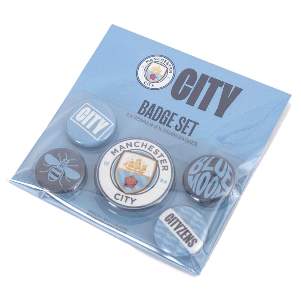 Manchester City Pins - 5 stk