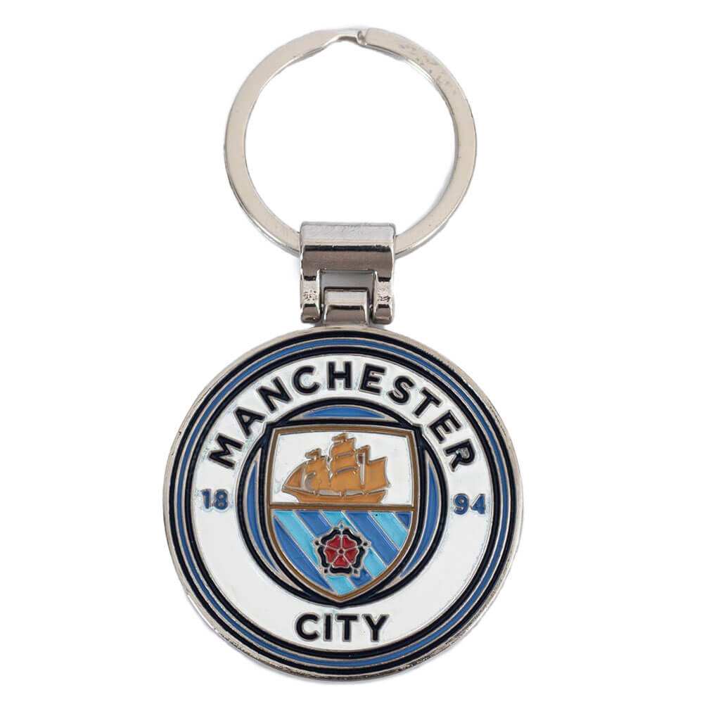 Manchester City Logo nøglering