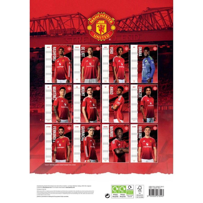 Manchester United 2025 kalender