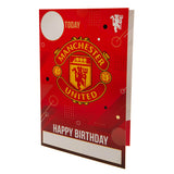 Manchester United Fødselsdagskort m. klistermærker