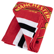 Manchester United Stribet håndklæde