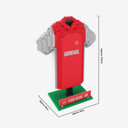 Arsenal FC BRXLZ® byggesæt – Personlig hjemmebanetrøje