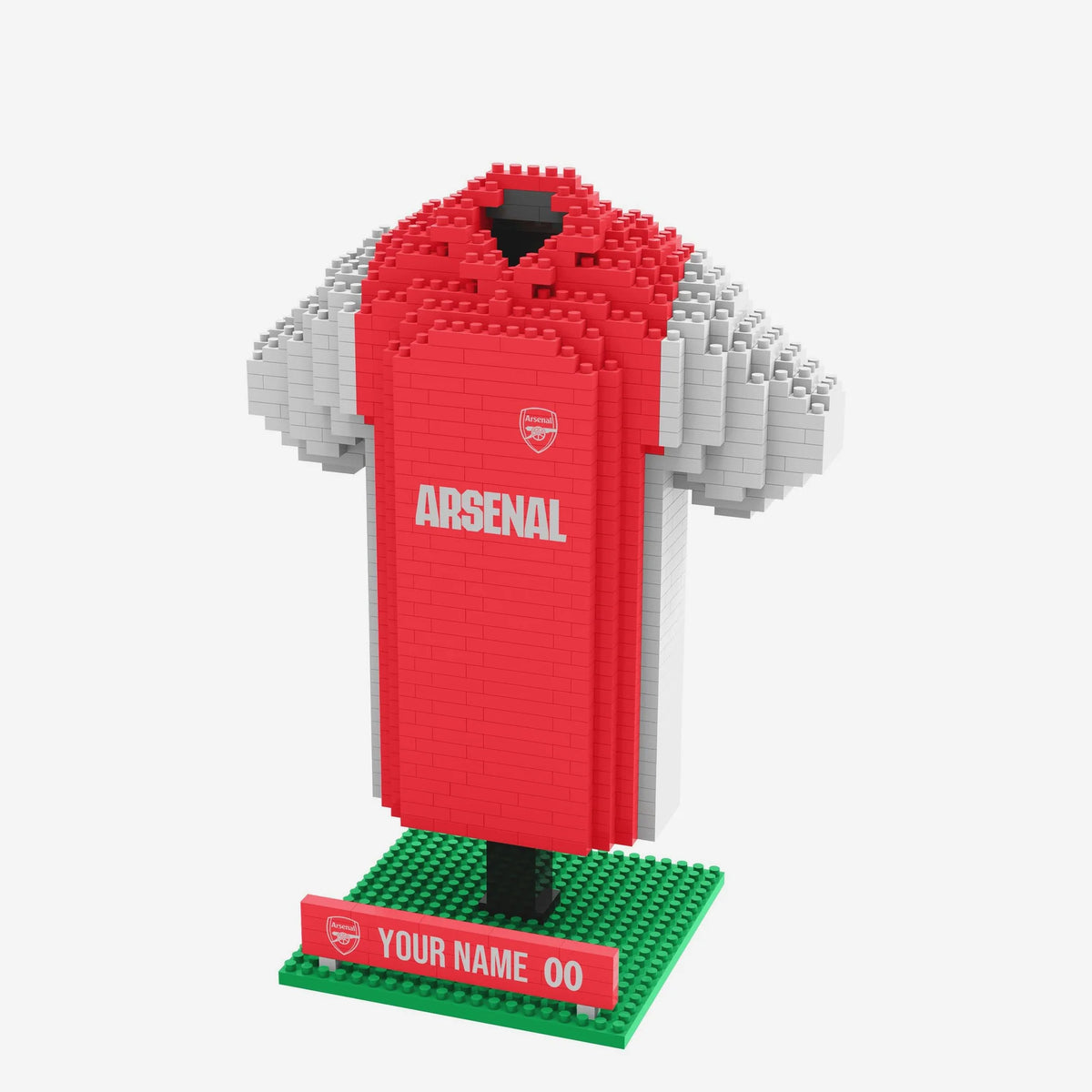 Arsenal FC BRXLZ® byggesæt – Personlig hjemmebanetrøje