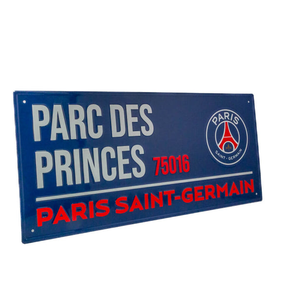 Paris Saint Germain Metalskilt