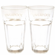 Liverpool FC Debossed Tumbler Glas – 2-pak