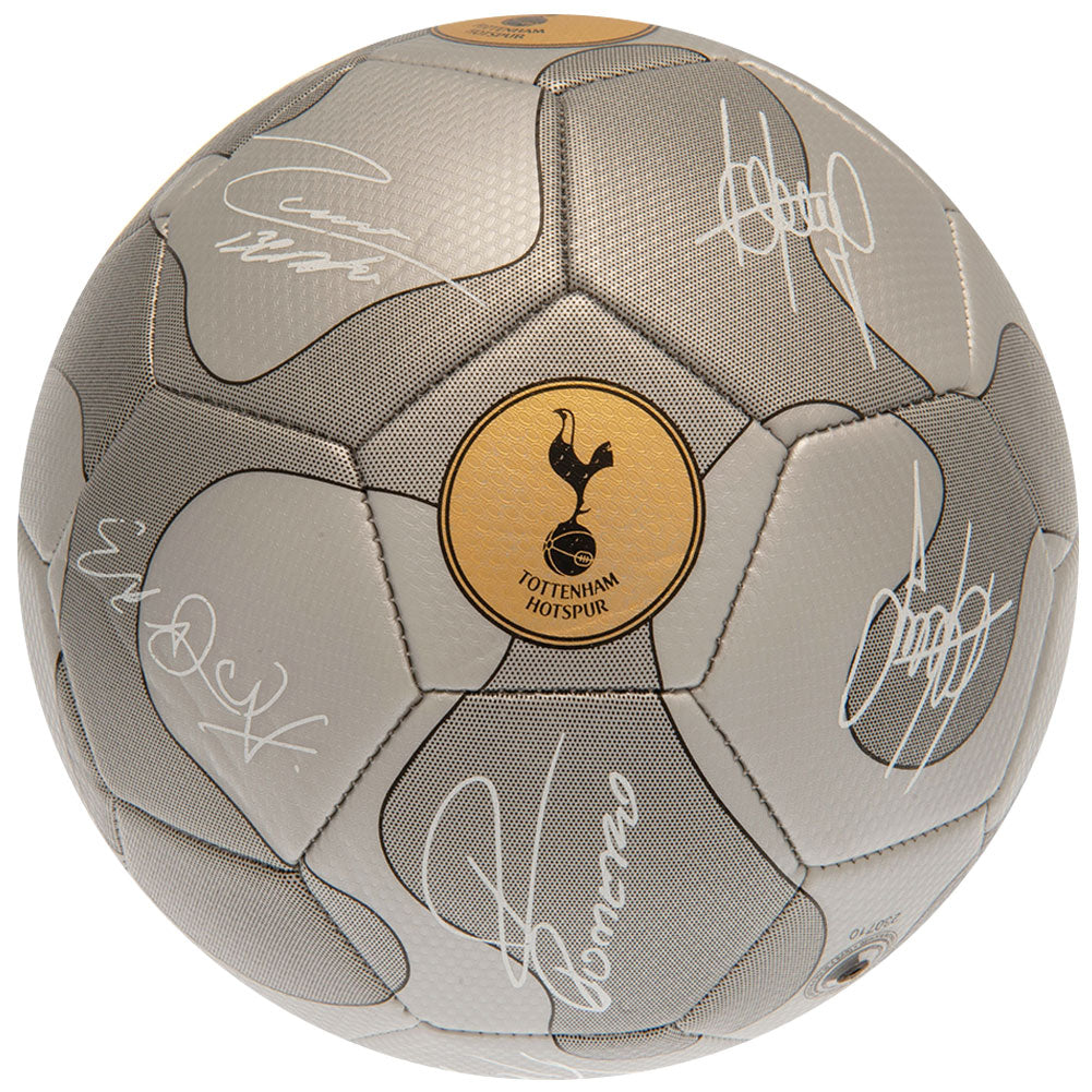 Tottenham Bold med Autografer str 5
