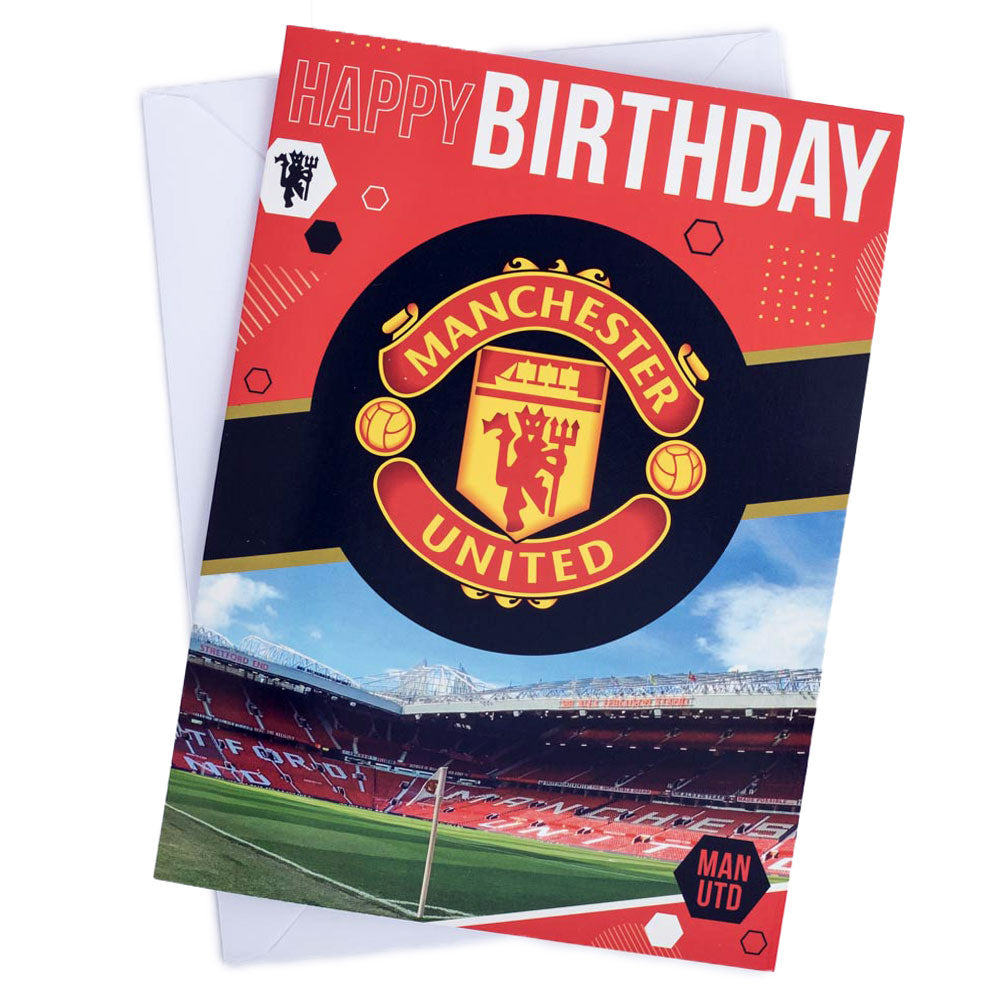 Manchester United Fødselsdagskort med musik