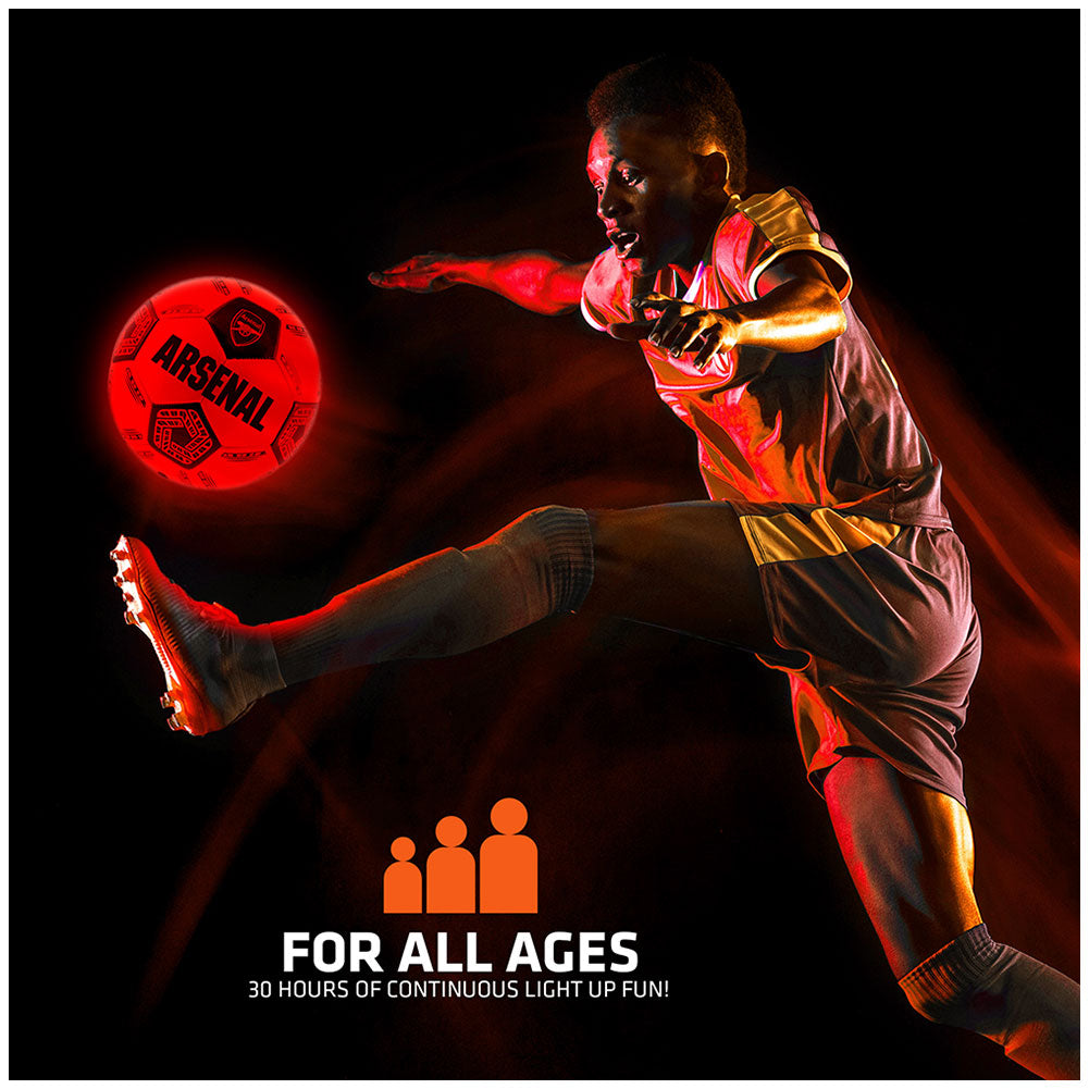 Arsenal LED Glow Fodbold