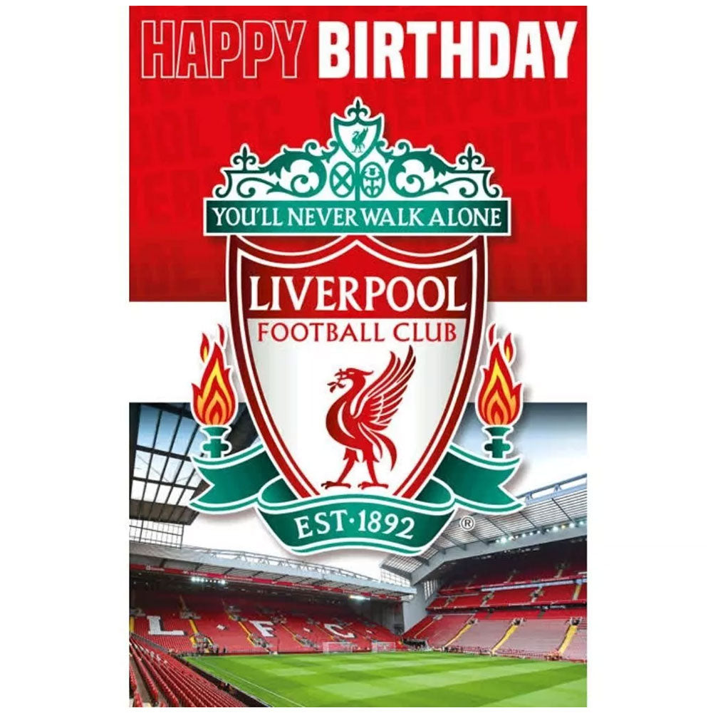 Liverpool 3D Fødseldagskort