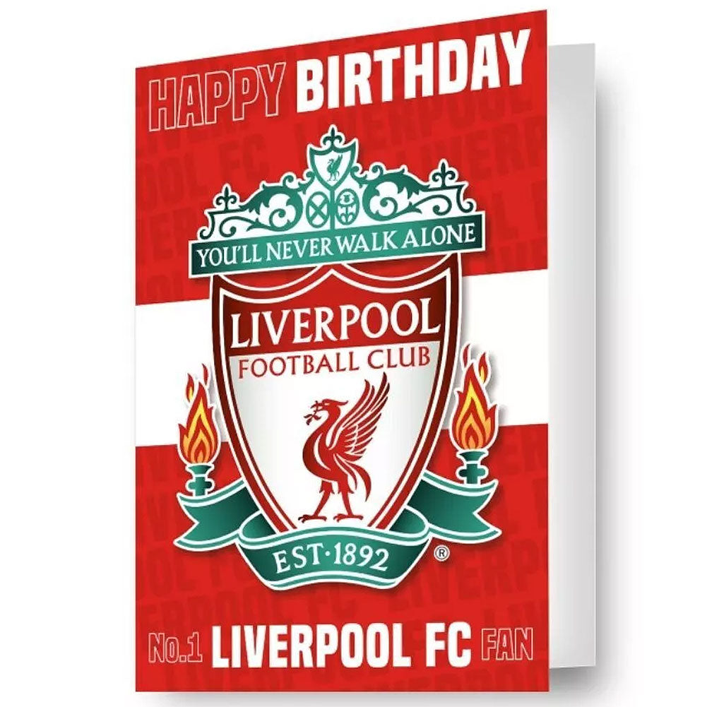 Liverpool 3D Fødseldagskort