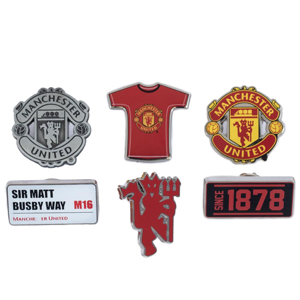 Manchester United 6-Pak Badge-sæt