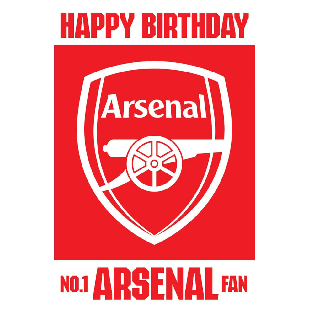 Arsenal 3D Fødselsdagskort