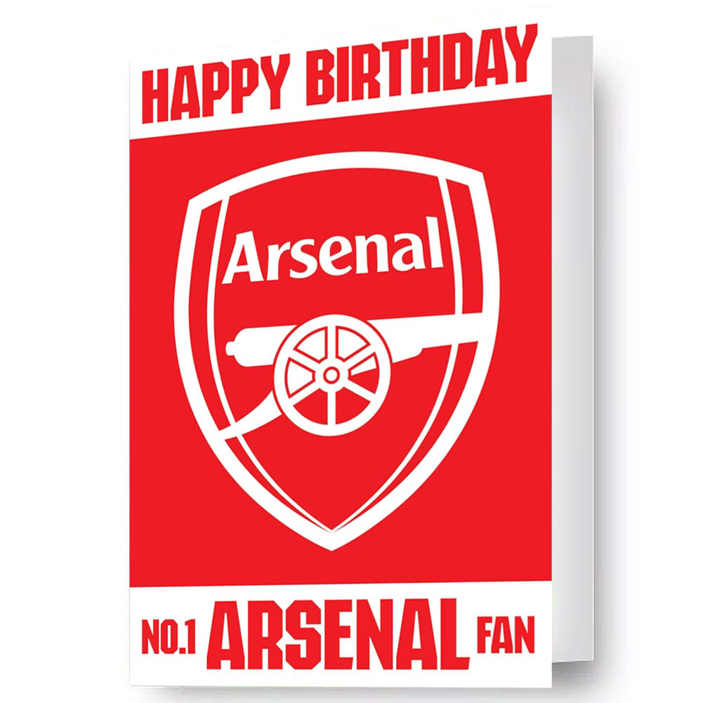 Arsenal 3D Fødselsdagskort