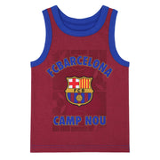 FC Barcelona Drenge Boxer Shorts & Undertrøje Sæt