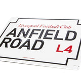 Liverpool FC Anfield Road Skilt – Metal