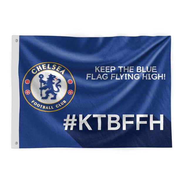 Chelsea FC Slogan flag