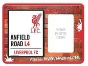 Liverpool FC Embosset Metal “No.1 Fan” Fotoramme – Officielt Produkt