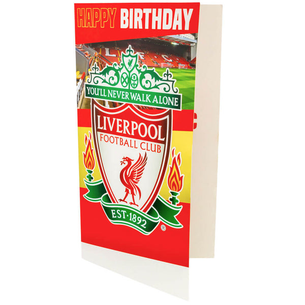Liverpool FC Personligt fødselsdagskort